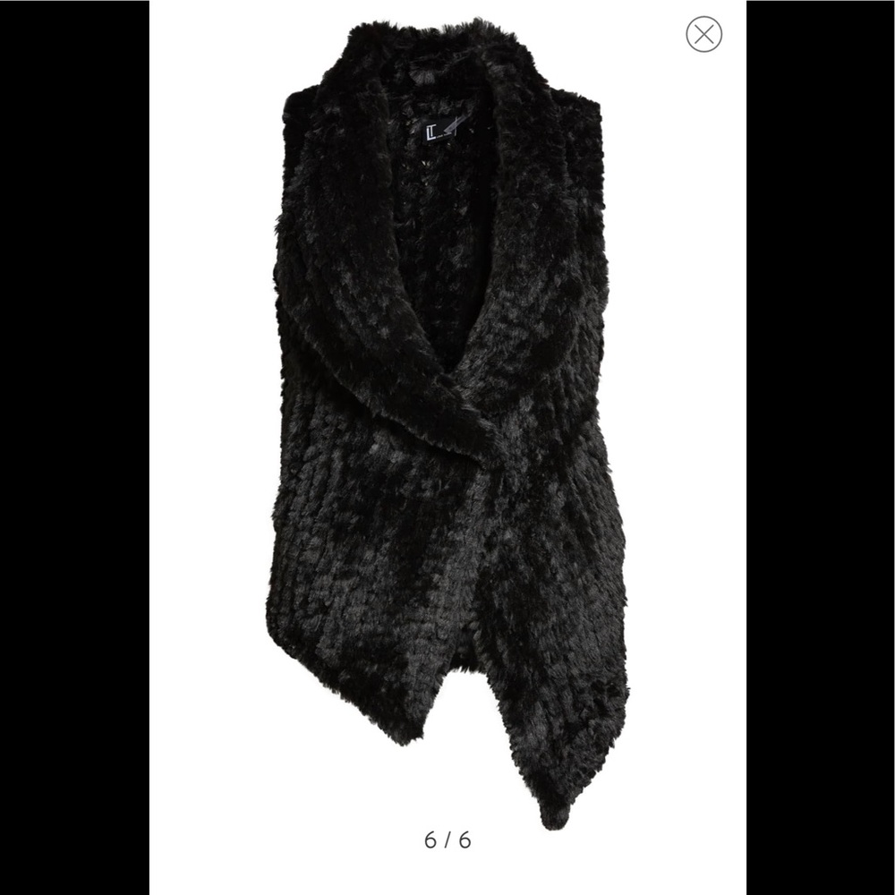Love Token Faux Fur Vest.